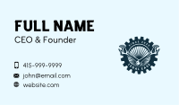 Wrench Cog Mechanic Business Card