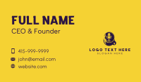 Coffee Podcast Streaming Business Card