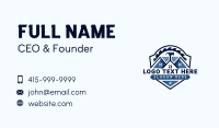 Roofing Remodeling Hammer Business Card