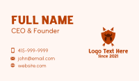 Viking-helmet Business Card example 3