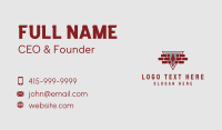 Brick Trowel Masonry Business Card Design