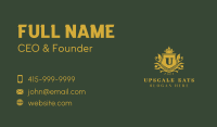 Upscale Regal Shield Business Card Image Preview