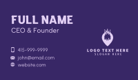 Courier Location Pin Business Card