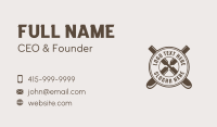 Brown Chisel Woodwork Business Card