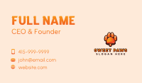 Dog Paw Print Business Card Image Preview