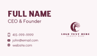 Woman Tree Ecology Business Card