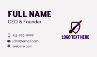 Cyber Sword Shield Business Card