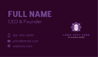 Microphone Podcast Radio Business Card