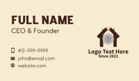 Cabin Woodcutter  Business Card Design