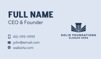 Column Building Structure Business Card