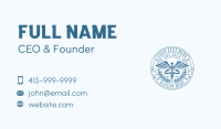 Medical Doctor Caduceus Business Card