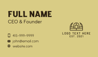 Barbarian Crown Helmet Business Card