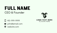 Mountain Ram Goat  Business Card Design