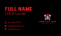 Axe Skull Mercenary Business Card