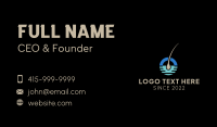 Skin Treatment Business Card example 1