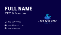 Transport Sailboat  Waves  Business Card