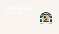 Boho Wolf Badge Business Card