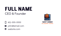 Basketball Sports League Business Card