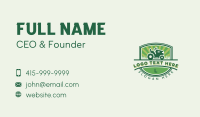 Gardening Lawn Tractor  Business Card