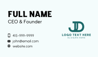 J & D Monogram Business Card