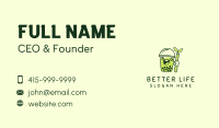 Milk Tea Stall Business Card example 1