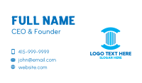 Round Pillar Business Card