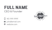 Generic Vintage Firm Business Card