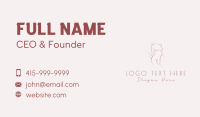 Beautician Business Card example 3