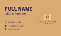 Classic Design Lettermark Business Card