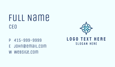 Corporate Star  Business Card