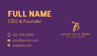 Rich Business Card example 1