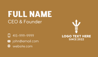 Fishing Bait Crown  Business Card
