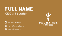 Fishing Bait Crown  Business Card Design