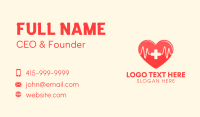 Medical Heart Lifeline Business Card