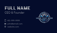 Construction Hammer Carpentry Business Card