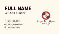 Dumbbell Gym Equipment Business Card