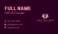 Flower Hand Wellness Business Card Design