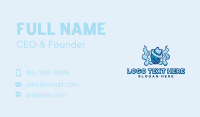 Fedora Skull Vape Cloud Business Card Design