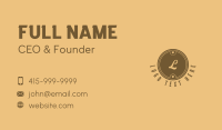 Gold Circle Star Business Business Card