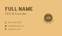 Gold Circle Star Business Business Card