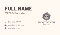 Skull Calavera Girl Business Card