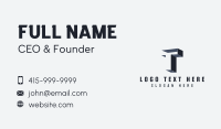 Isometric Letter T Business Card