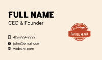 Carpentry Chisel Drill Business Card