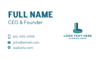 Lighting Fixture Electrical Business Card