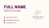 Whimsical Hand Floral  Business Card