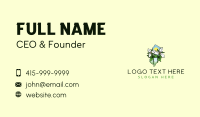 Trillium Flower New Jersey Business Card Design