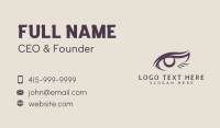 Beauty Eye Wing Business Card Design