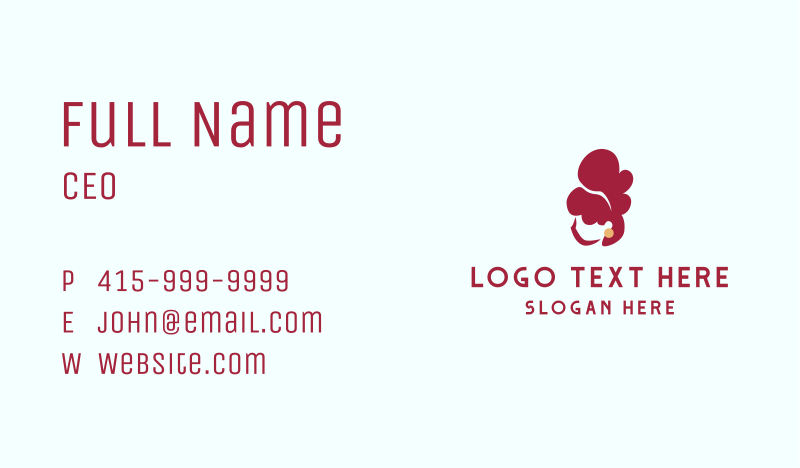Fluffy Business Card example 3