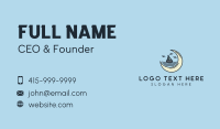 Sailing Yacht Moon Business Card