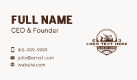 Woodwork Craft Carpentry Business Card Design